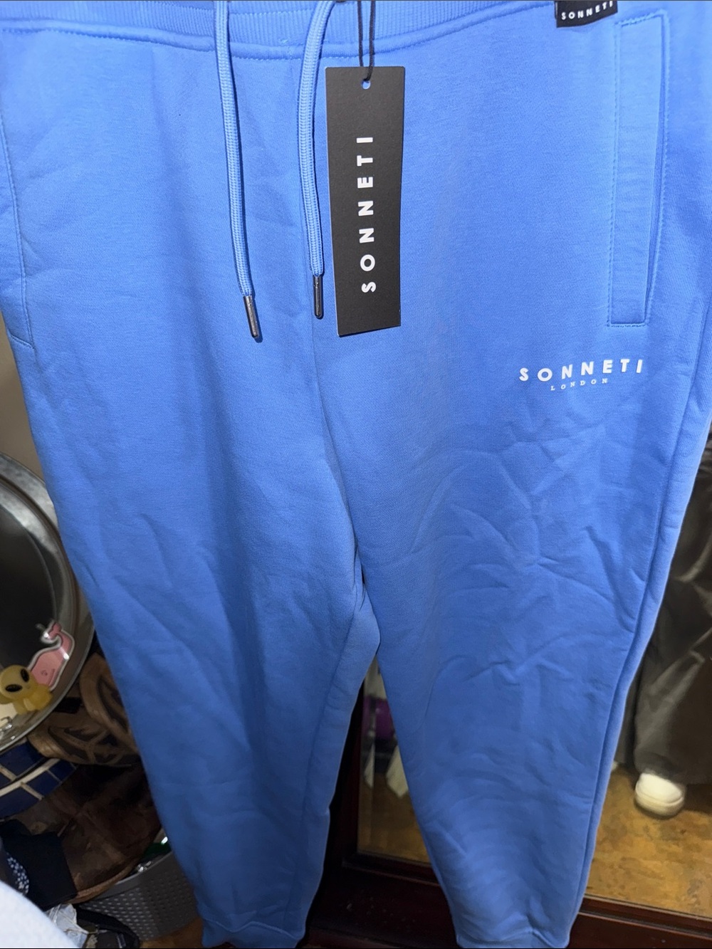 Sonneti Men's Blue Joggers - Comfortable Sweatpants